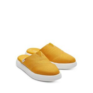 NWT TOMS Womens Yellow Goring Almamu Round Toe Wedge Slip On Alpargata Shoes 7